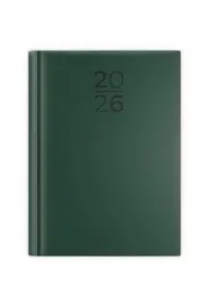 Kalendarz 2026 A5 dzienny print zielony