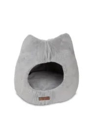 Legowisko/budka dla kota, szare, 45x45x42cm