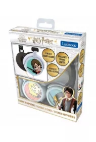 Składane słuchawki przewodowe stereo Harry Potter z głośnością bezpieczną dla dzieci Lexibook HP015HP