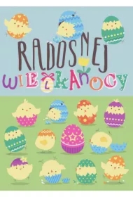 Karnet B6 Wielkanoc - Pisklaki