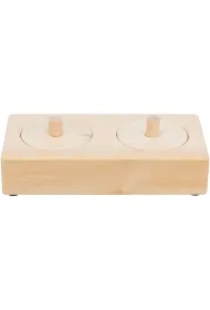 Snack Box , zabawka edukacyjna, dla szczurów/królików, drewno, 14 x 3 x 7 cm