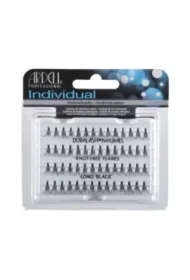 Kępki rzęs bez węzełków Individual Long Black