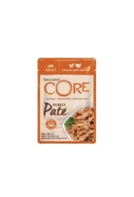 Core Purely Pate, karma mokra, dla dorosłych kotów, kurczak i indyk, saszetka