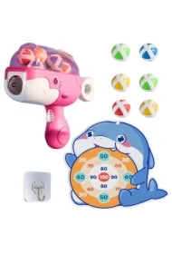 Pistolet na kulki z rzepem tarcza Wieloryb