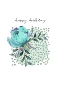 Karnet Swarovski kwadrat CL4508_PO Happy brithday