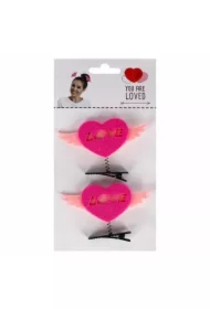 Klipsy walentynkowe 2 szt
