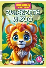 Koloruję i naklejam, Zwierzęta w zoo