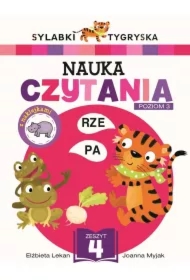 Sylabki Tygryska. Nauka czytania. Poziom 3. Zeszyt 4
