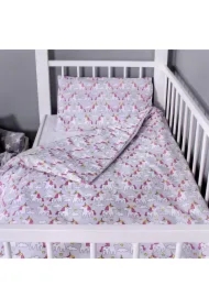 Pościel Dziecięca Bawełniana 100 X 135 Cm Jednorożce Lulando