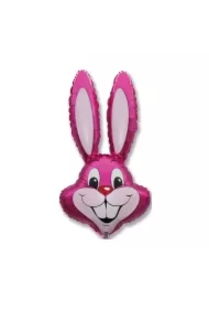 Balon foliowy Rabbit różowy 90x58cm