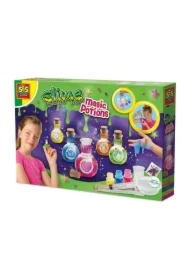 Slime z kolorowymi barwnikami i magicz koralikami