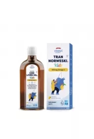 Tran Norweski Kids 500 mg cytrynowy Suplement diety dla dzieci
