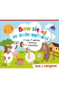Baw się ze zwierzątkami. Blok do kolorowania