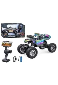 Terenówka na radio z kamerą WiFi neonowa 1:14 MIX