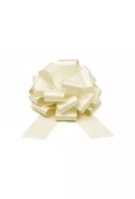 Kokarda dekoracyjna DIY złamana biel