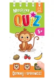 Magiczny quiz z małpką. Dotknij i sprawdź! 5+