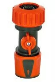 Szybkozłącze do węża ogrodowego 3/4" guma z zaworem