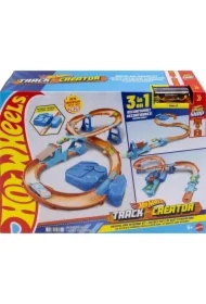 Hot Wheels. Track Creator Tor Super skok z napędem