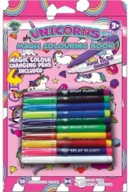 Książeczka z magicznymi mazakami Jednorożce