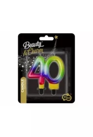 Świeczka liczba 40 Galaxy