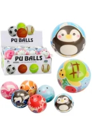 Piłka miękka piankowa zwierzęta MIX