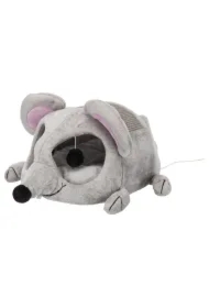 Legowisko zamknięte dla kota Lukas JUNIOR, 35 x 33 x 65 cm, jasnoszare/szare