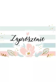 Zaproszenie Urodziny