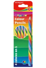 Kredki ołówkowe tęczowe