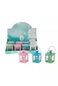 Lampon metalowy 16x6cm MIX