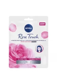 Rose Touch intensywnie nawilżająca maska z organiczną wodą różaną i kwasem hialuronowym
