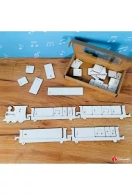 Takty ćwierćnutowe w metrum 4/4 Pociąg muzyczny