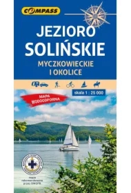 Mapa - Jezioro Solińskie, Myczkowieckie 1:25 000