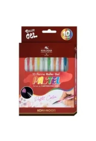 Długopisy żelowe pastel 10 kolorów