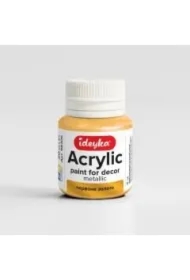 Farba akrylowa metaliczna Czerwone złoto 20ml