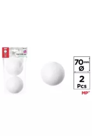 Kulki styropianowe do zdobienia 70mm 2 szt