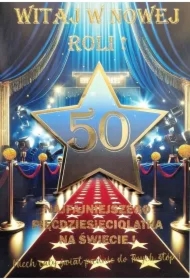 Karnet Urodziny 50 4K
