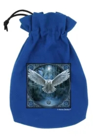 Anne Stokes, worek na kości, czarny z nadrukiem feniksa