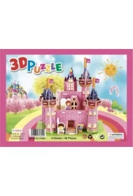 Puzzle 3D 46 el. Zamek