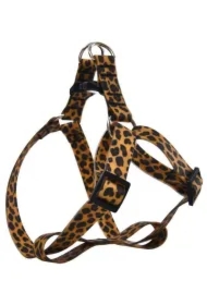 Wodoodporne szelki dla psa, PVC, panterka, 2, 5 x 50-70cm