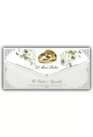 Karnet-koperta Ślub od Babci i Dziadka