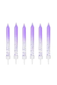 Świeczki urodzinowe fioletowe