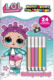 L.O.L. Surprise! OMG. Numerkowe kolorowanki. Kolory rządzą!