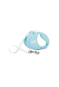 Puppy, Smycz automatyczna, dla psa, jasnoniebieska, 2m, taśma