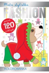 Mała stylistka Fashion. Kolorowanka. Pieski