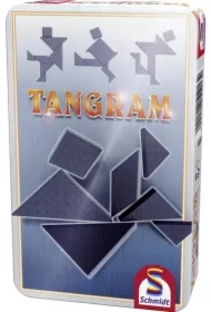 Gra Tangram w metalowej puszce