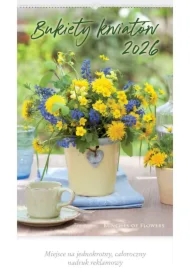 Kalendarz 2026 reklamowy Bukiety kwiatów