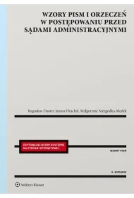 Wzory pism i orzeczeń w postępowaniu przed...