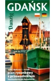 Plan kieszonkowy rysunkowy Gdańsk