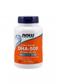 DHA - 500 DHA 250 EPA Kwas dokozaheksaenowy 500 mg Suplement diety