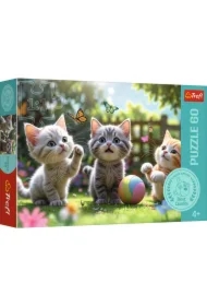 Puzzle 60 el. Trzy kociaki